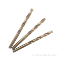 M42 Cobalt Precision Twist Drill Bits pour métal